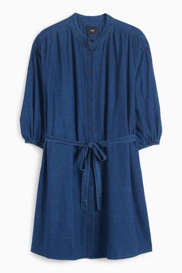 Donna - Vestito a blusa di jeans - jeans blu