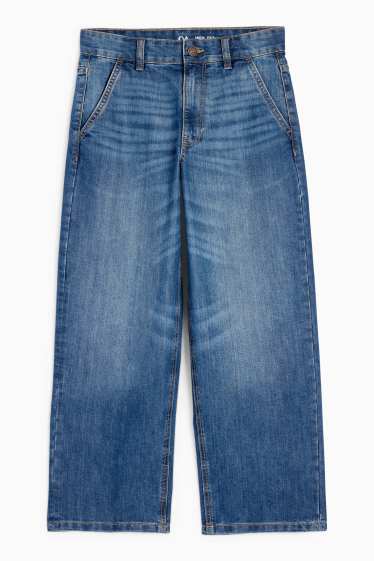 Kinder Buben - Baggy Jeans - jeansblau