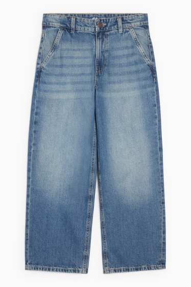Kinder Buben - Baggy Jeans - jeansblau
