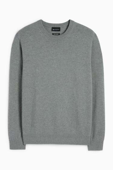 Men - Cashmere jumper - green