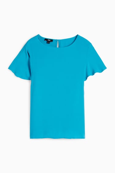 Damen - Bluse - türkis