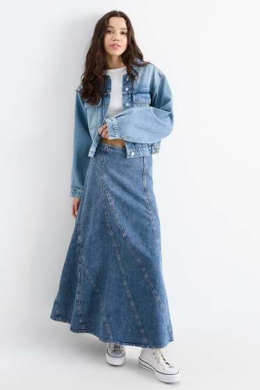 Donna - Gonna di jeans - jeans blu