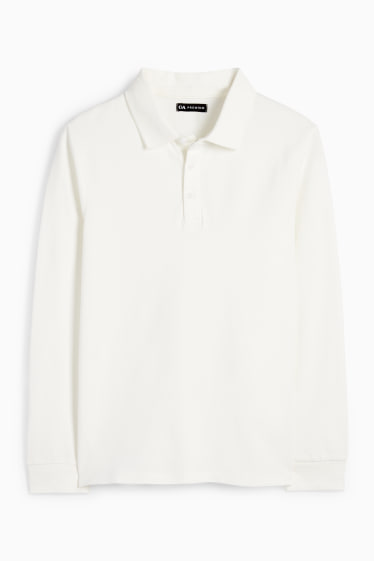 Kinder Jungen - Poloshirt - weiss