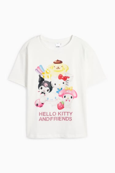 Kinder Mädchen - Hello Kitty and Friends - Kurzarmshirt - weiß