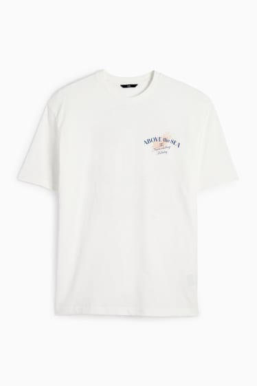 Men - T-shirt - regular fit - white