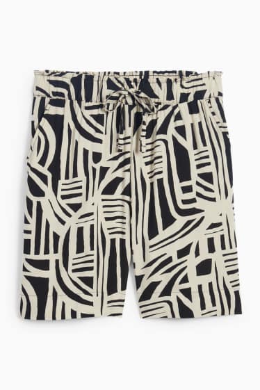 Dames - Shorts - blauw / wit
