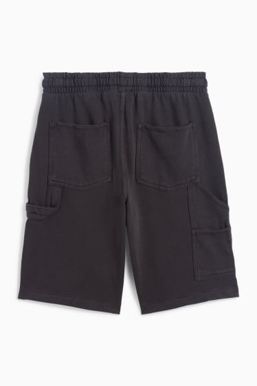 Kinder Jungen - Sweatshorts - dunkelgrau