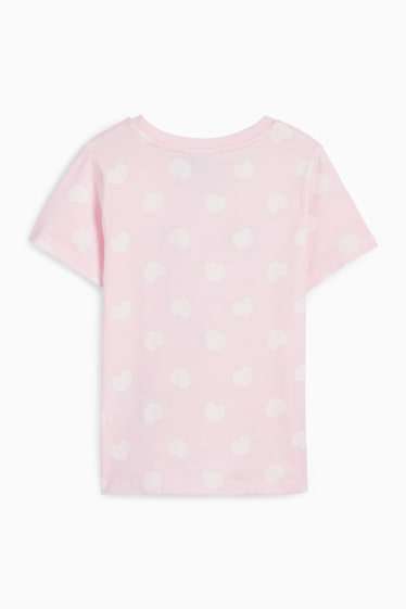 Kinder Mädchen - Cinnamoroll - Kurzarmshirt - gemustert - rosa