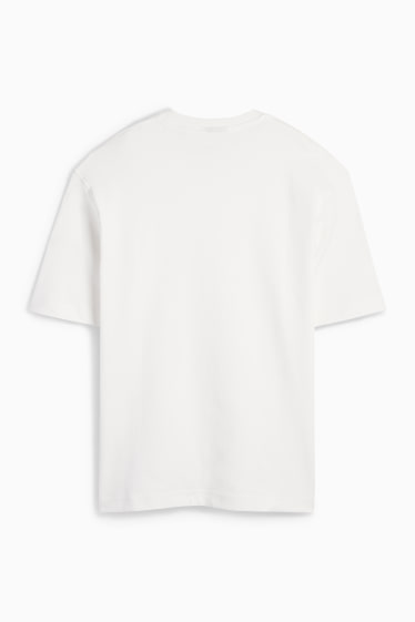 Men - T-shirt - relaxed fit - white