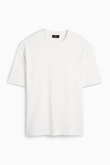 Men - T-shirt - relaxed fit - white