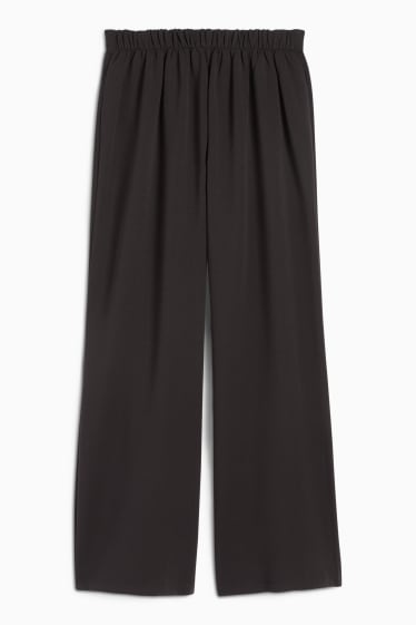 Kinder Mädchen - Stoffhose - schwarz