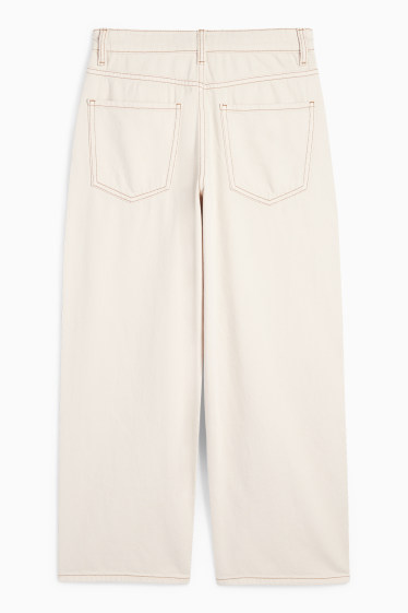 Kinderen: jongens - Baggy jeans - licht beige