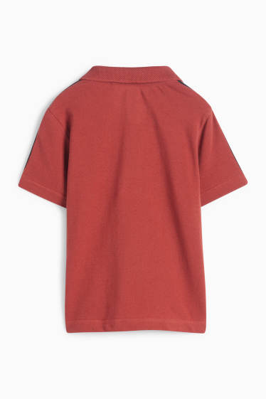 Kinderen: jongens - Poloshirt - donkerrood