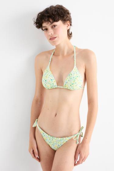 Femmes - Haut de bikini - triangles - LYCRA® XTRA LIFE™- ampliforme - vert menthe
