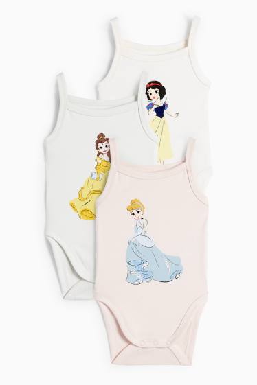 Miminka - dívky - Multipack 3 ks - body pro miminka - disneyovské princezny - růžová
