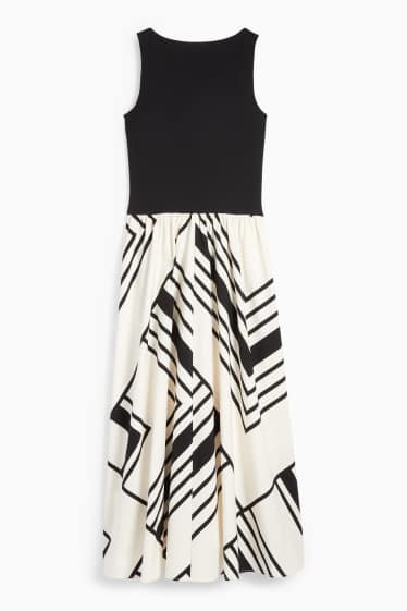 Femei - Rochie fit & flare - cu model - negru / nej