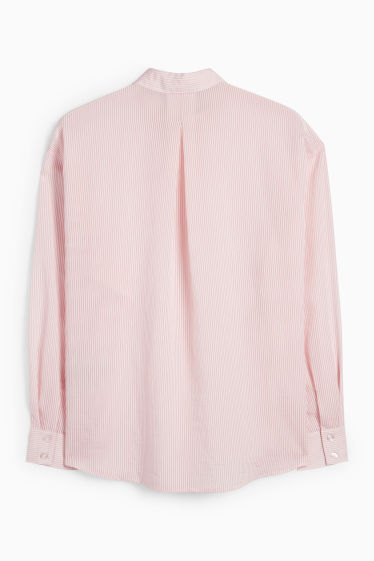 Femmes - Chemisier - à rayures - blanc / rose