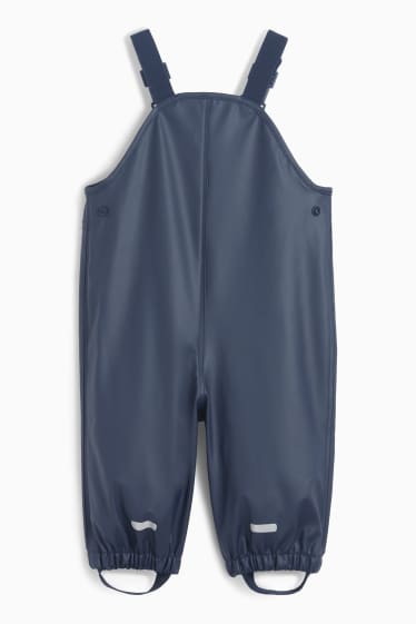 Baby Mädchen - Baby-Regenhose - wasserdicht - dunkelblau