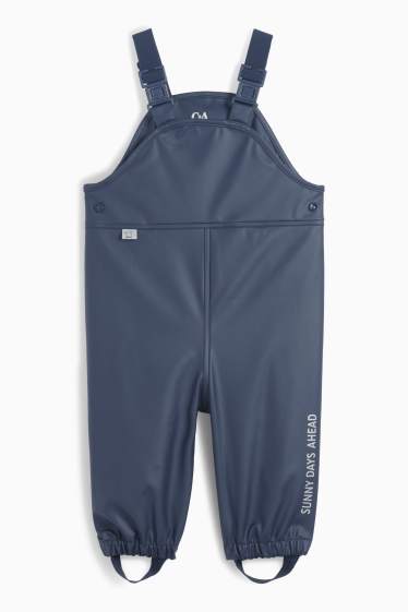 Baby Mädchen - Baby-Regenhose - wasserdicht - dunkelblau