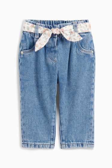 Baby: meisjes - Babyspijkerbroek - jeansblauw