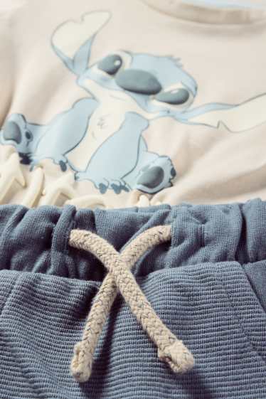 Bébés garçons - Lilo & Stitch - tenue pour bébé - 2 pièces - gris clair