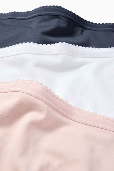Damen - Multipack 3er - Slip - rosa