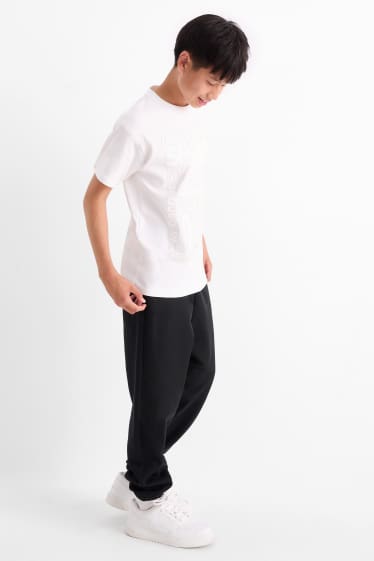 Kinder Jungen - Jogginghose - schwarz