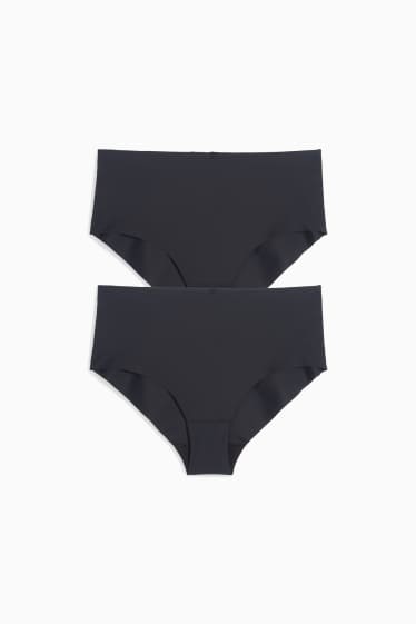 Damen - Multipack 2er - Slip - schwarz