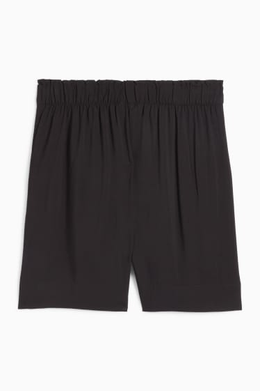 Damen - Shorts - High Waist - schwarz