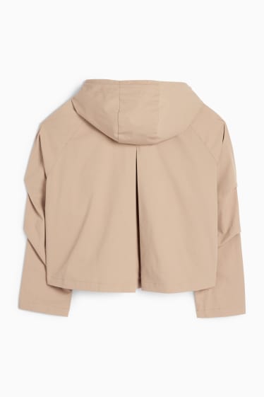 Femei - Trenci crop - bej