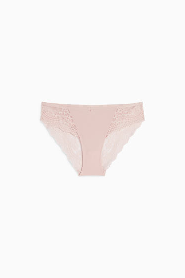 Damen - Slip - rosa