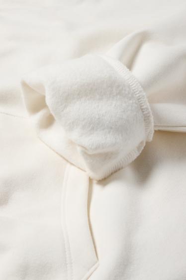 Femmes - Ours - sweat à capuche - blanc crème