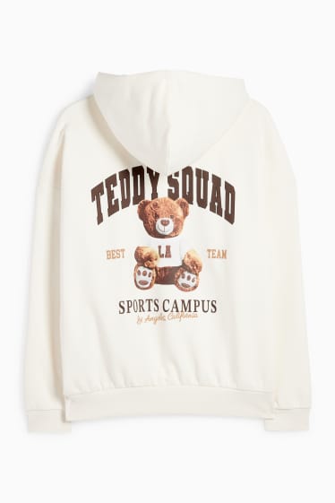 Femmes - Ours - sweat à capuche - blanc crème