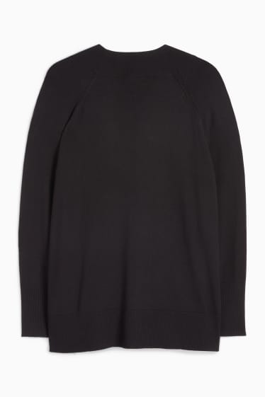 Damen - Strickjacke - schwarz