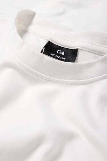 Herren - Multipack 2er - T-Shirt - Relaxed Fit - weiß