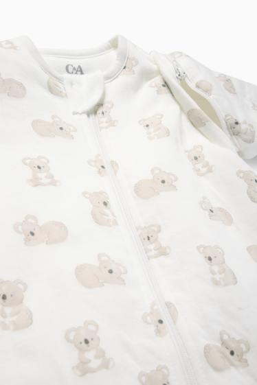 Baby Jungen - Koala - Baby-Schlafsack - 0-6 Monate - cremeweiss