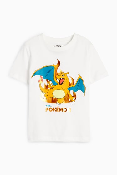 Kinderen: jongens - Pokémon - T-shirt - wit