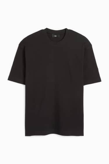 Men - T-shirt - relaxed fit - black