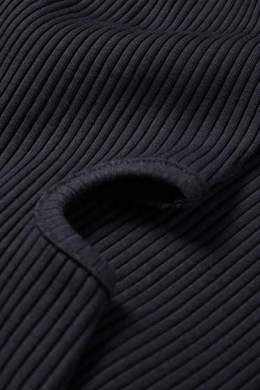 Nena - Vestit - acanalat - negre