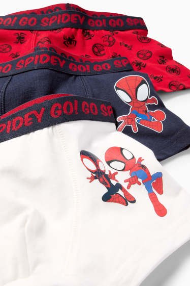 Children Boys - Multipack of 3 - Spidey and his Super Friends - boxer shorts - dark blue