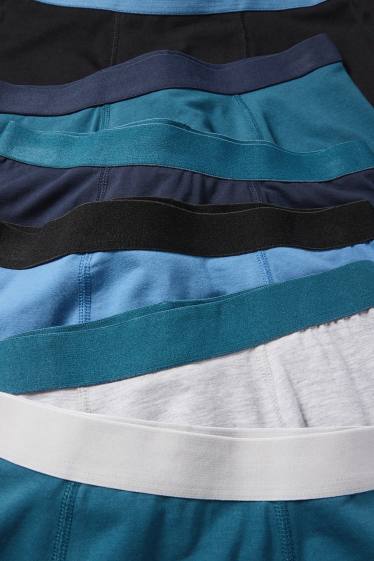 Kinderen: jongens - Set van 6 - boxershorts - zwart
