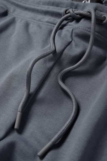 Hommes - Short en molleton - gris foncé