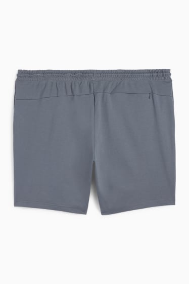 Hommes - Short en molleton - gris foncé