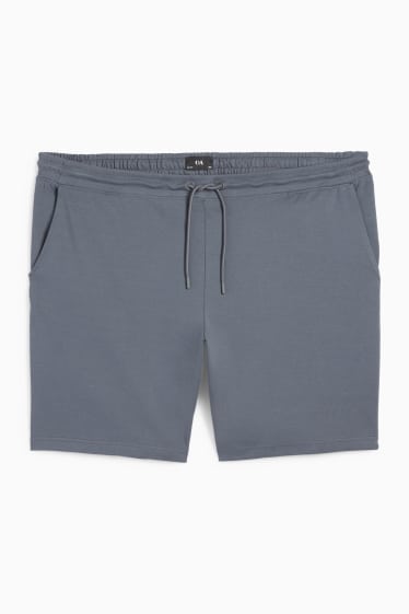 Hommes - Short en molleton - gris foncé