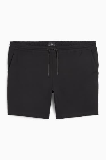 Uomo - Shorts di felpa - nero