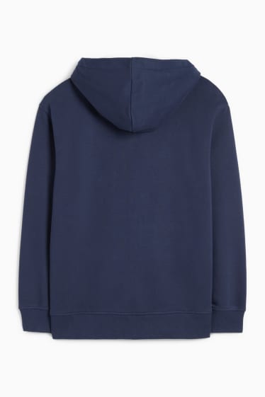 Enfants garçons - Sweat zippé à capuche - bleu foncé