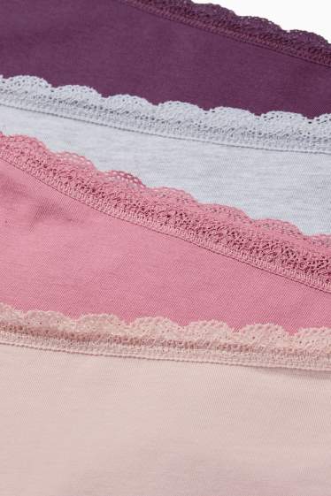Women - Multipack of 4 - bikinis - rose