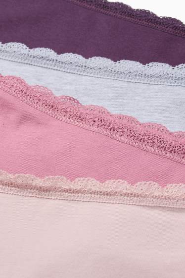 Damen - Multipack 4er - Slip - rosa