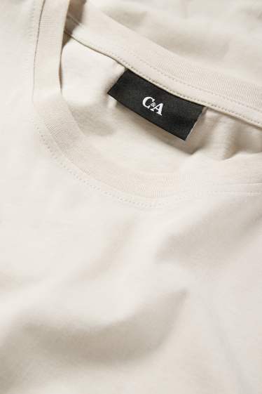 Herren - T-Shirt - Regular Fit - beige
