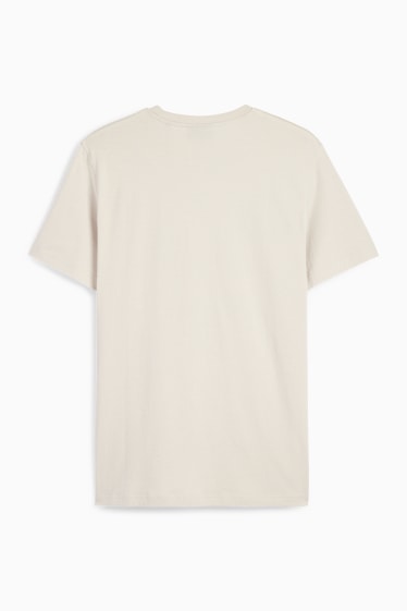 Herren - T-Shirt - Regular Fit - beige